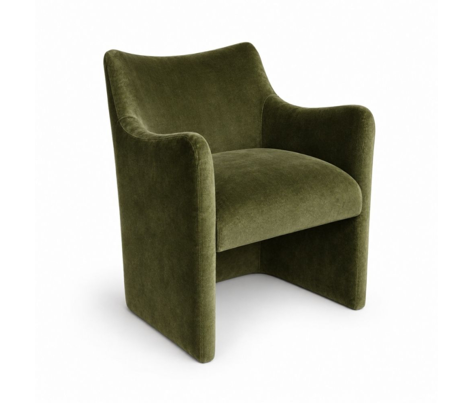 Ghế Sofa Muse - Nhung Xanh Olive