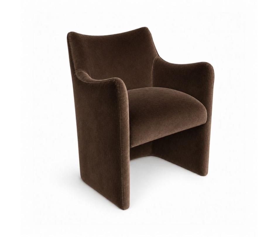 Ghế Sofa Muse - Nhung Nâu Chocolate