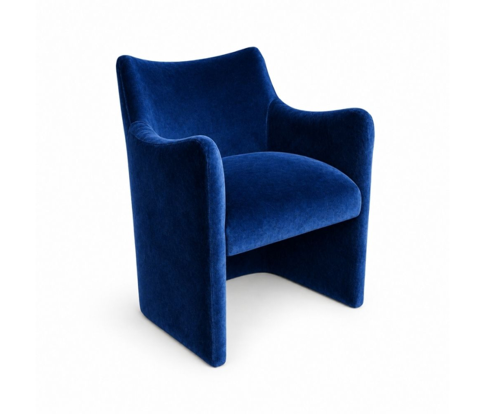 Ghế Sofa Muse - Nhung Xanh Cobalt
