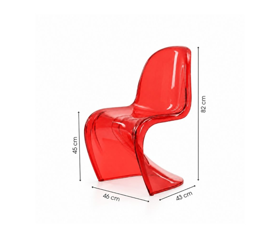 Ghế S-Chair Trong - Đỏ Ruby