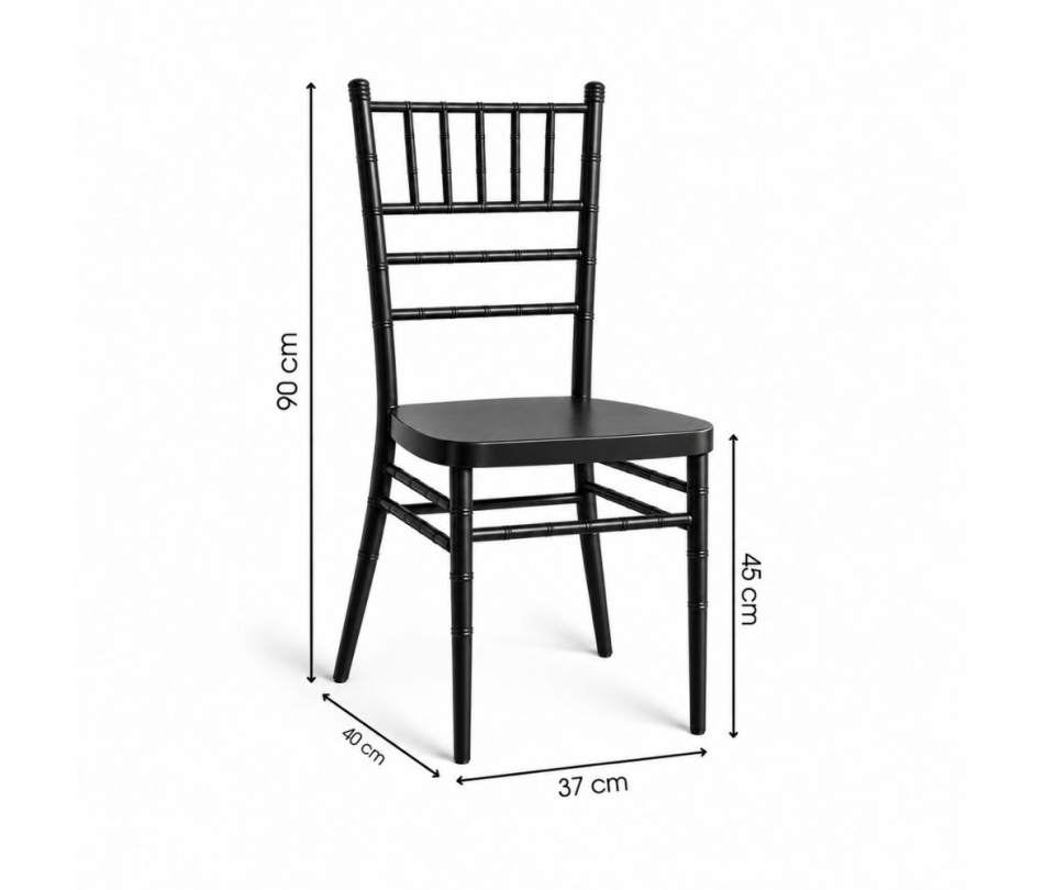Ghế Sự Kiện Tiffany Đen