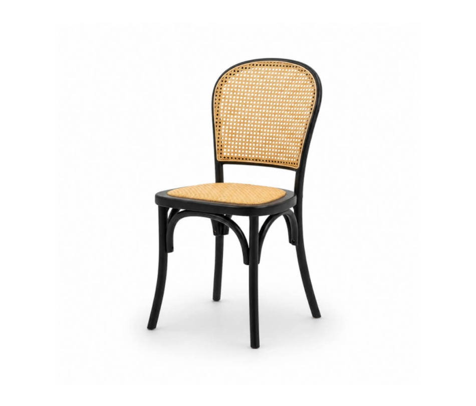 Ghế Caneback Black