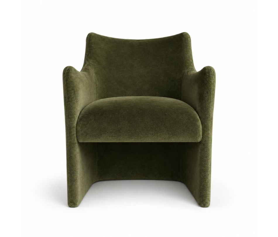 Ghế Sofa Muse - Nhung Xanh Olive