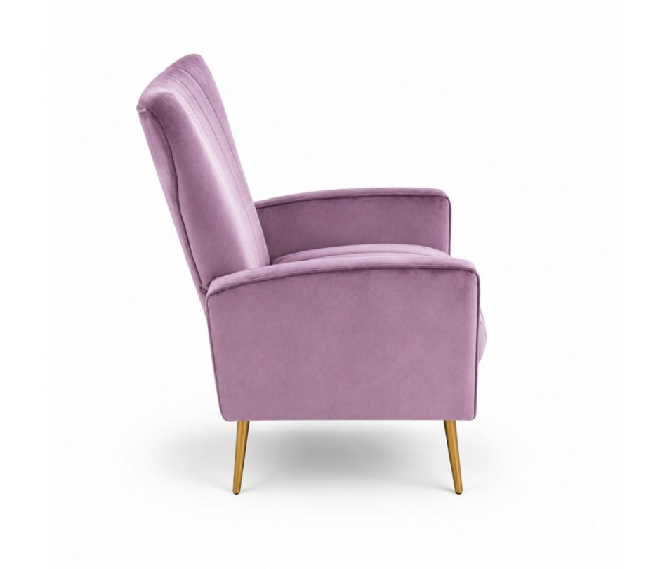 Ghế Sofa Armchair Aria - Nhung Tím Lilac
