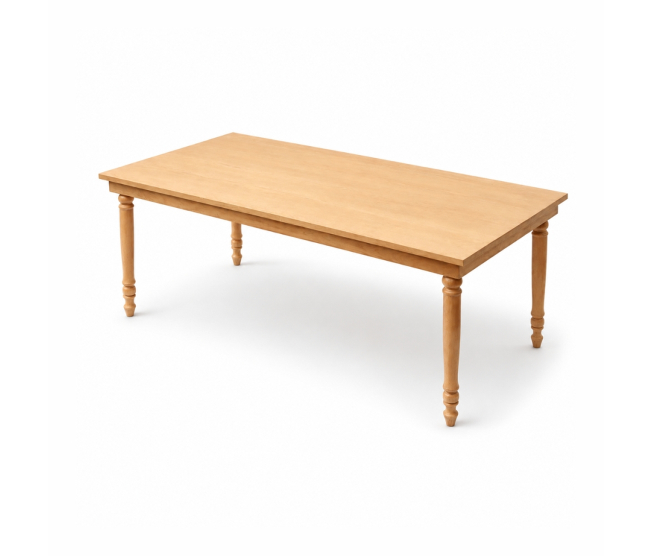 Bàn Gỗ Chữ Nhật - 185 x 95 CM