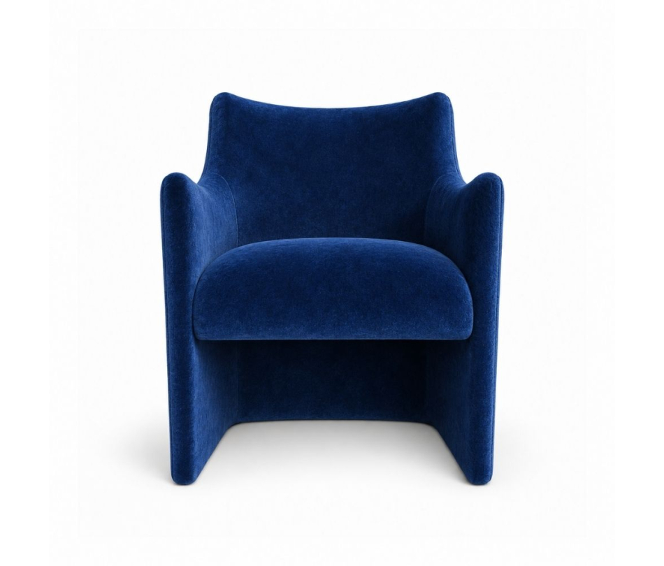 Ghế Sofa Muse - Nhung Xanh Cobalt