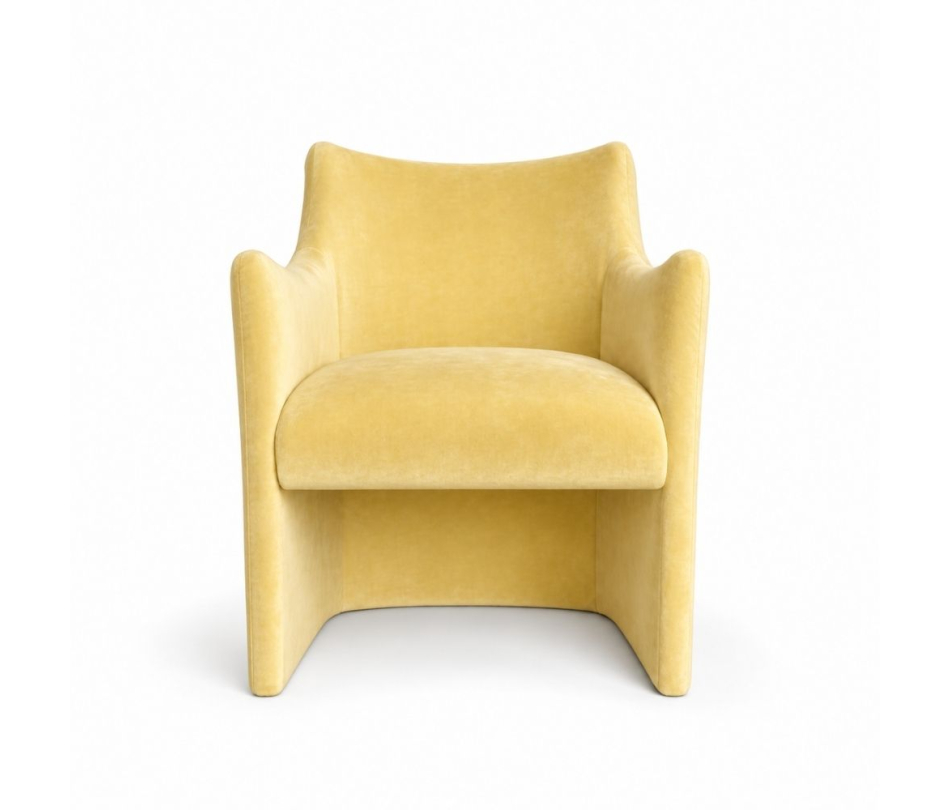Ghế Sofa Muse - Nhung Vàng Bơ