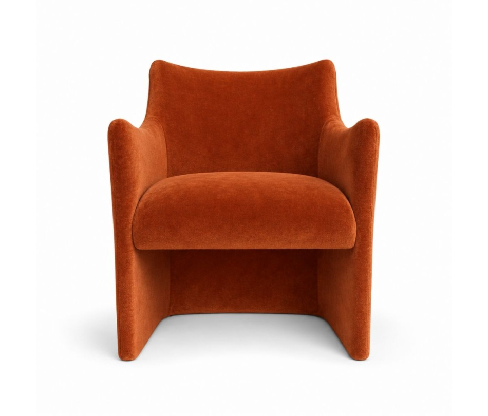 Ghế Sofa Muse - Nhung Cam Đất