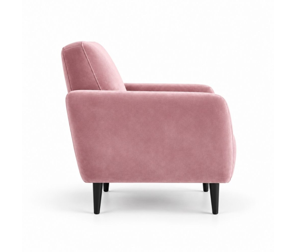 Ghế Sofa Armchair VIP - Nhung Hồng Đào