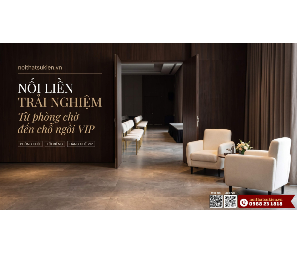 Khu VIP sự kiện là gì? VIP, VVIP, CIP khác nhau thế nào và cách bố trí khu VIP, phòng chờ VIP