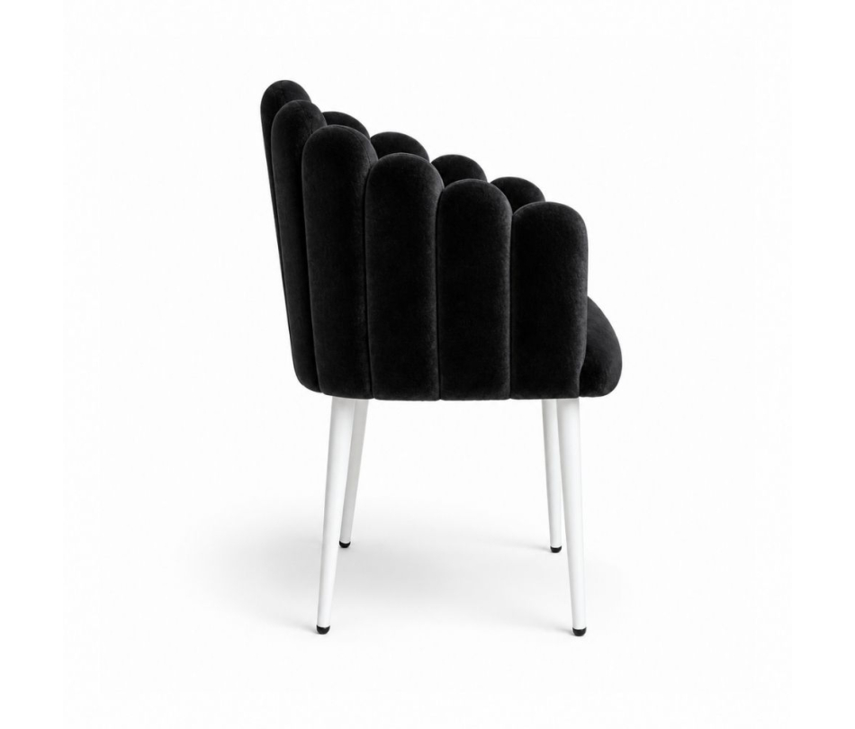 Ghế Bloom Armchair - Nhung Đen