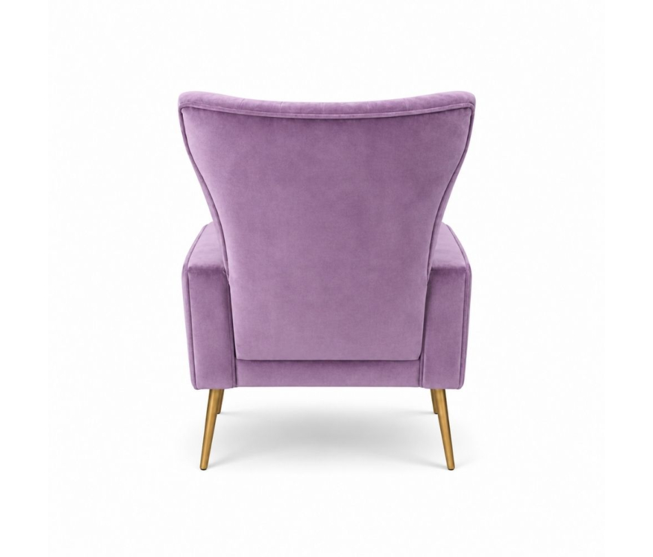 Ghế Sofa Armchair Aria - Nhung Tím Lilac