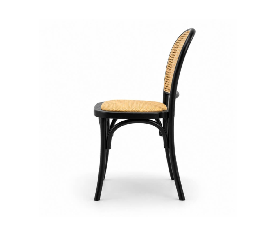 Ghế Caneback Black