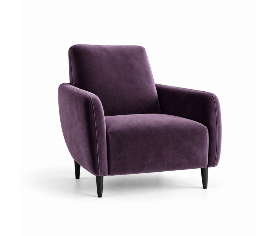 Ghế Sofa Armchair VIP - Nhung Tím Lilac