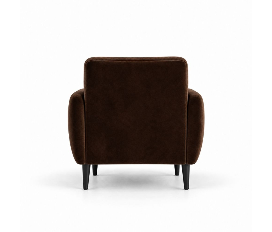 Ghế Sofa Armchair VIP - Nhung Nâu Chocolate