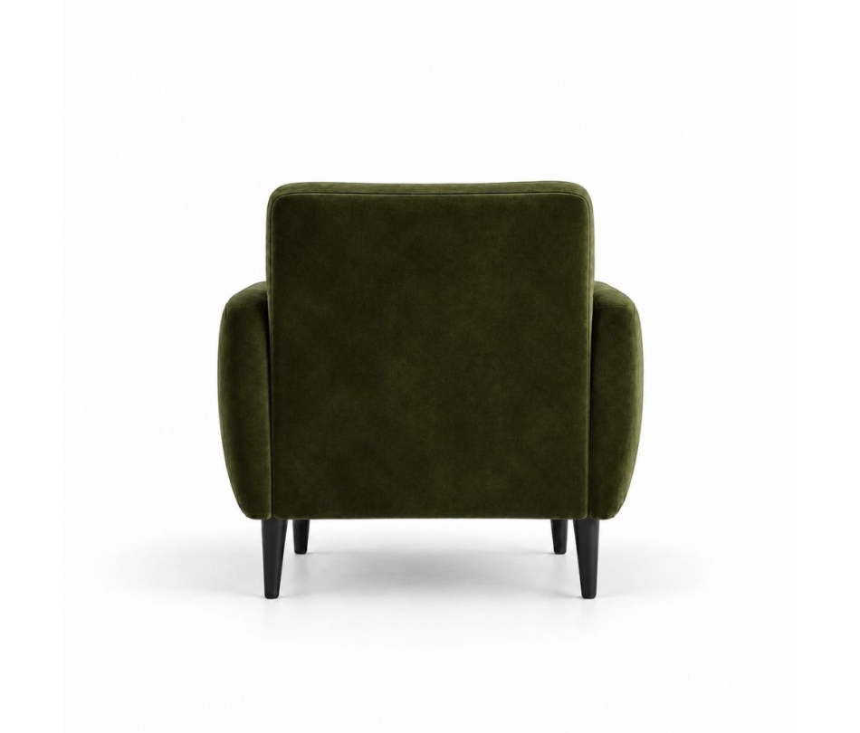 Ghế Sofa Armchair VIP - Nhung Xanh Olive