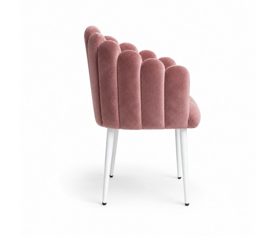Ghế Bloom Armchair - Nhung Hồng Dusty