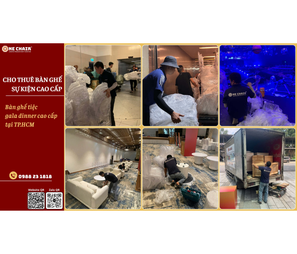 Cho thuê bàn ghế workshop cao cấp tại TP.HCM