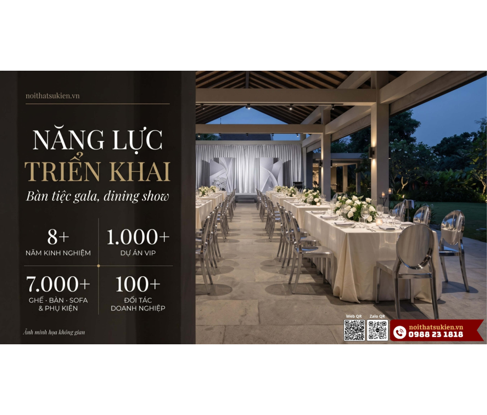 Gala Dinner Là Gì? Gala, Banquet, Fine Dining Khác Nhau Thế Nào Và Cách Bố Trí Bàn Tiệc Gala