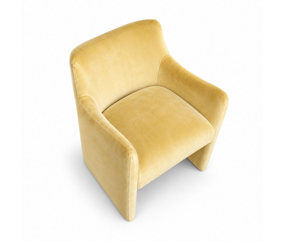 Ghế Sofa Muse - Nhung Vàng Bơ