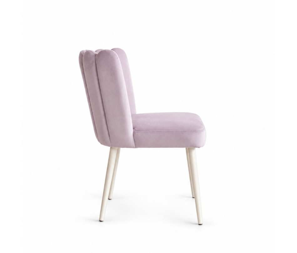 Ghế Nệm Vải Tulip - Tím Lilac