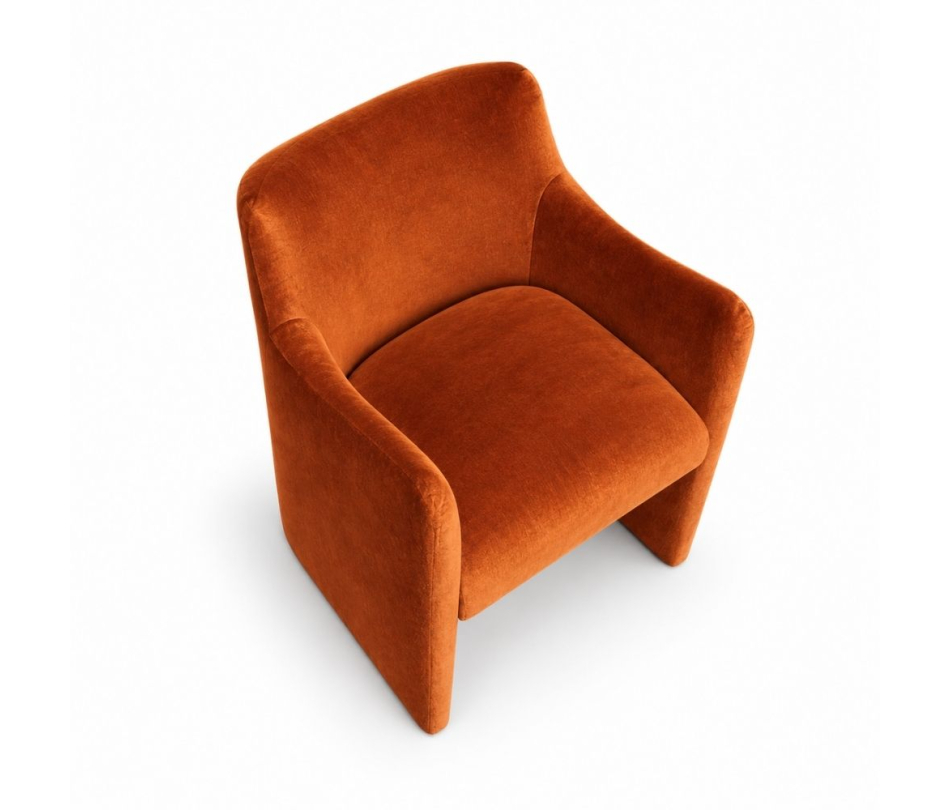 Ghế Sofa Muse - Nhung Cam Đất