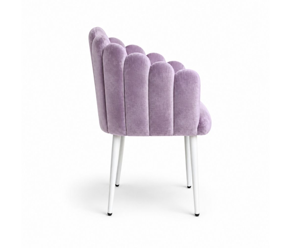 Ghế Bloom Armchair - Nhung Tím Lilac