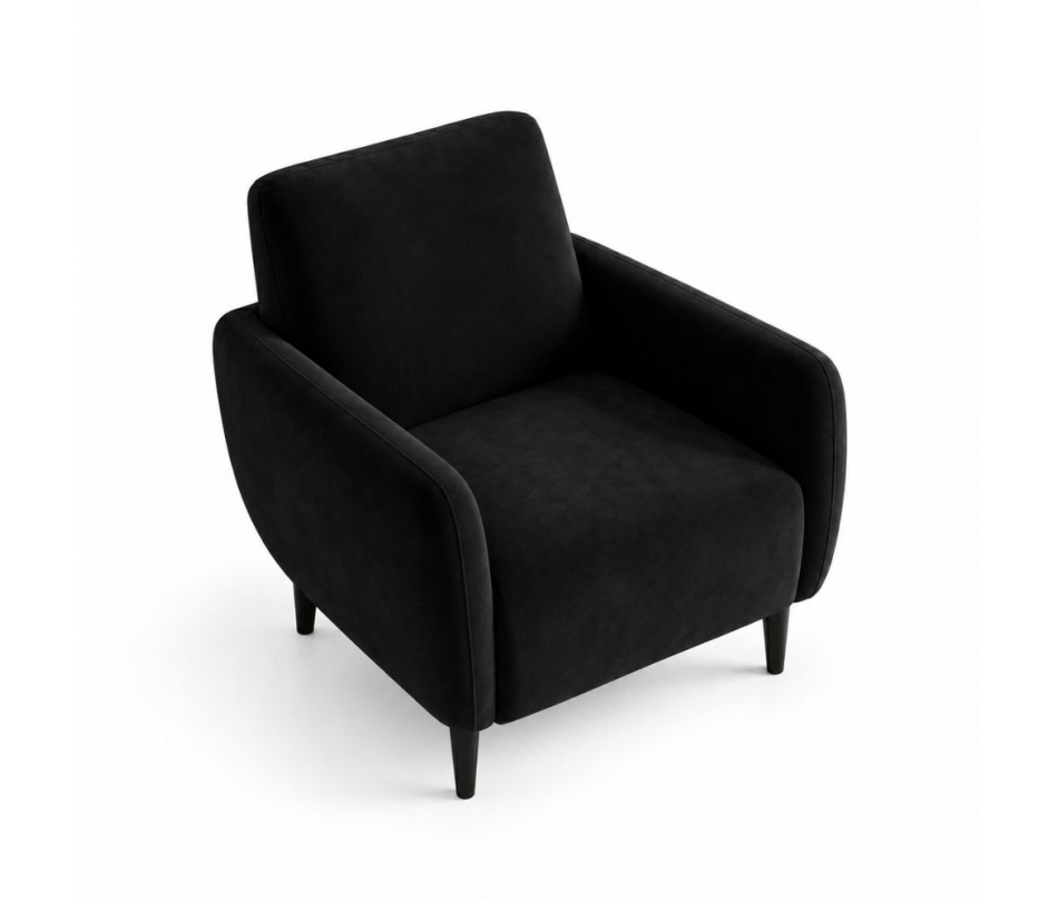 Ghế Sofa Armchair VIP - Nhung Đen