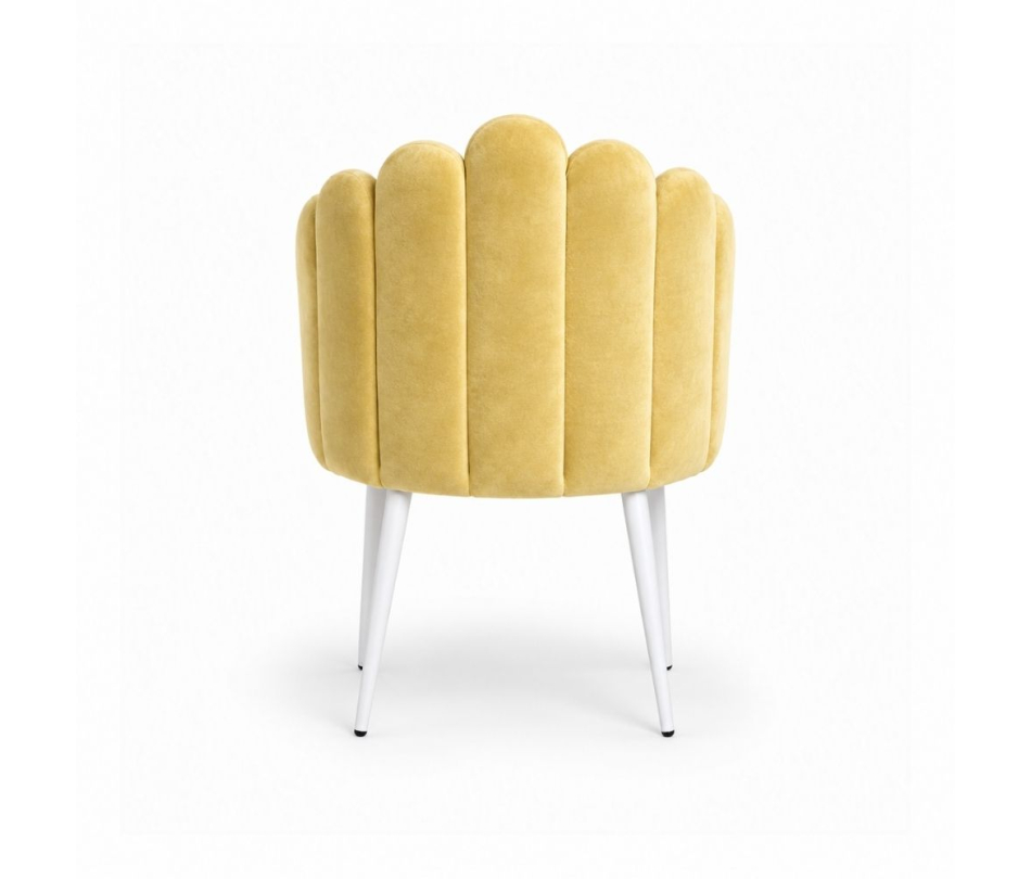 Ghế Bloom Armchair - Nhung Vàng Bơ