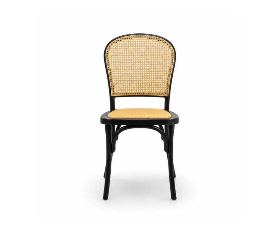 Ghế Caneback Black