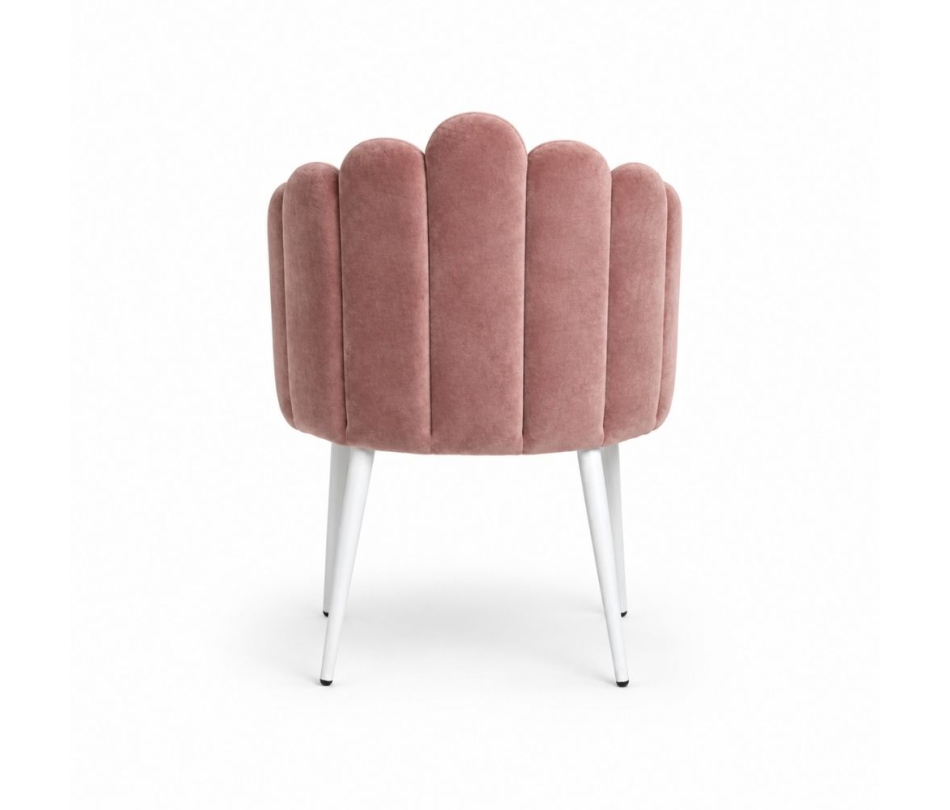 Ghế Bloom Armchair - Nhung Hồng Dusty