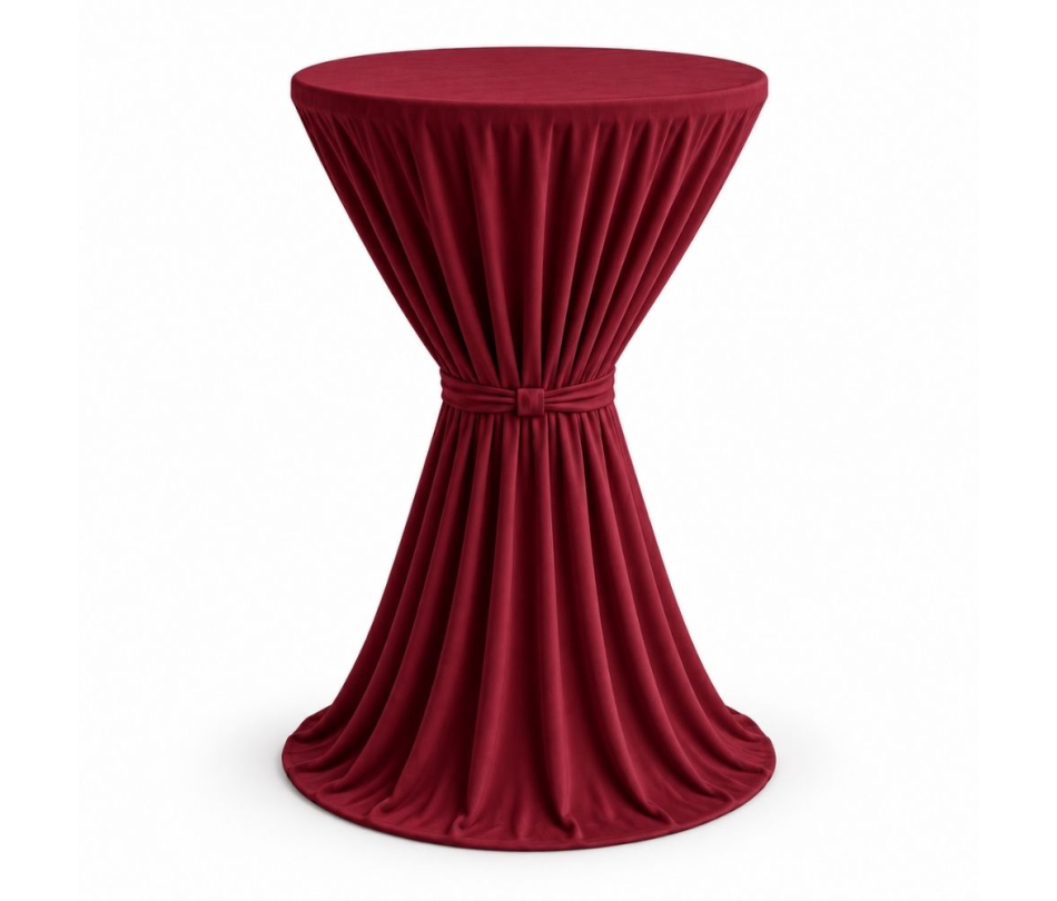 Bàn Bar Phủ Khăn 110cm - Ø80cm