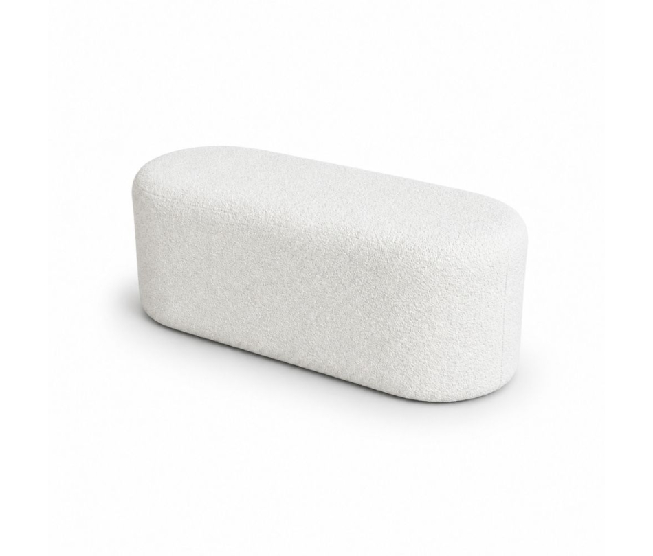 Ghế Băng Nova - Bouclé Trắng