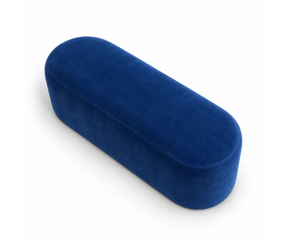 Ghế Băng Nova - Nhung Xanh Cobalt