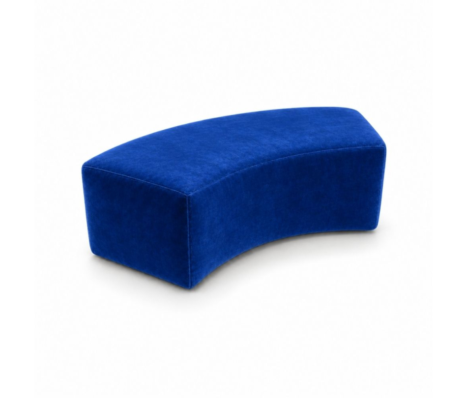 Ghế Băng Wave Module - Nhung Xanh Cobalt