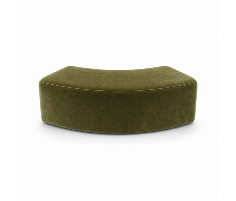 Ghế Băng Wave Module - Nhung Xanh Olive