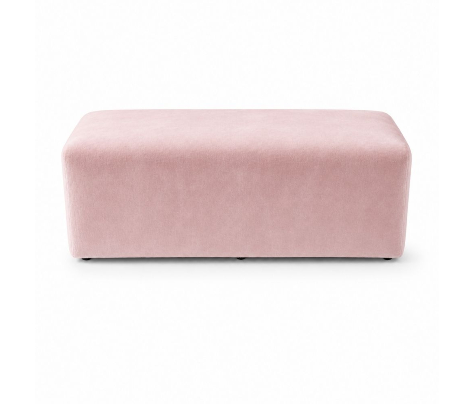 Ghế Bench Dài - Nhung Hồng Đào