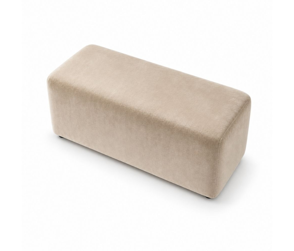 Ghế Bench Dài - Nhung Champagne