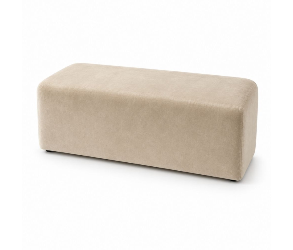 Ghế Bench Dài - Nhung Champagne