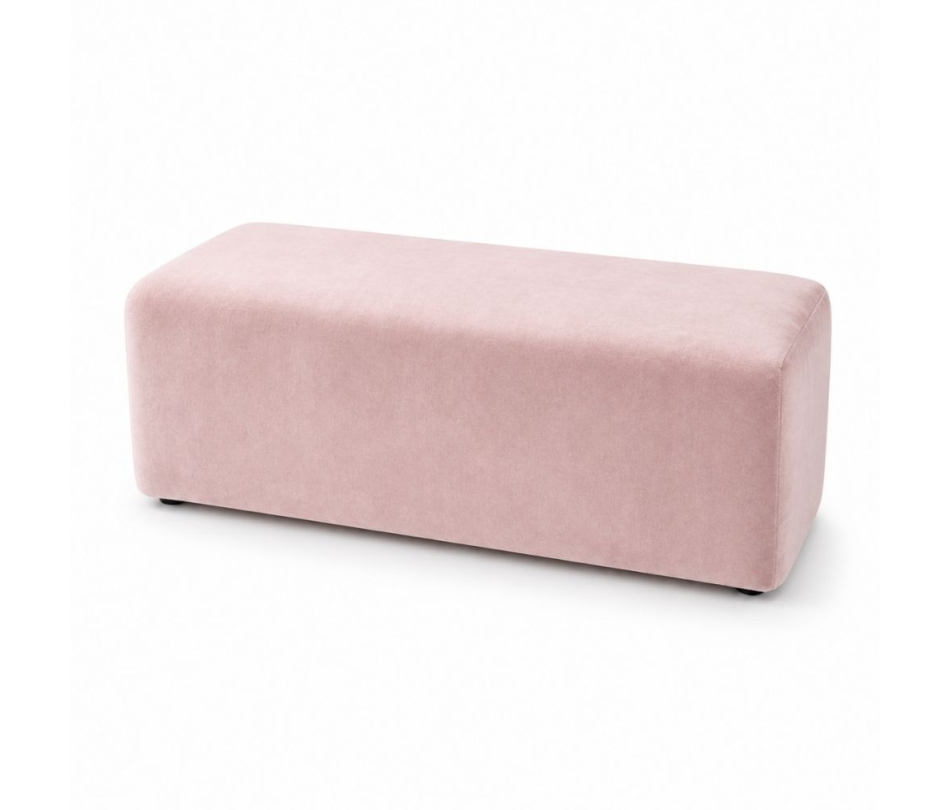 Ghế Bench Dài - Nhung Hồng Đào