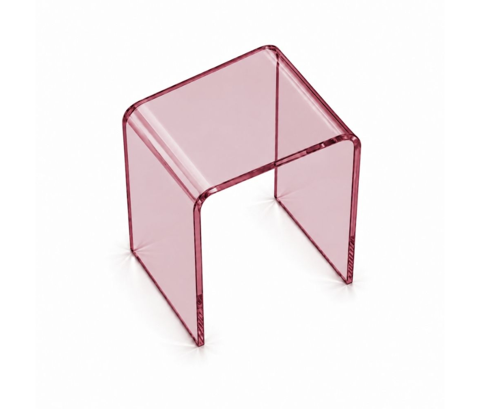 Đôn Acrylic - Đỏ Burgundy