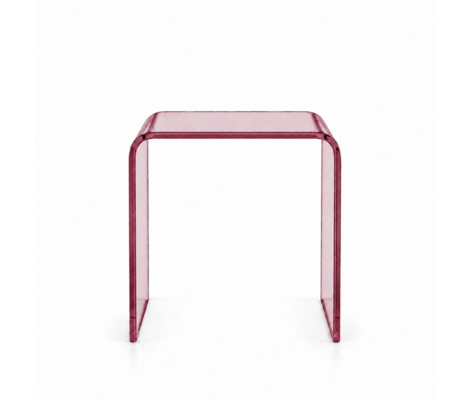 Đôn Acrylic - Đỏ Burgundy