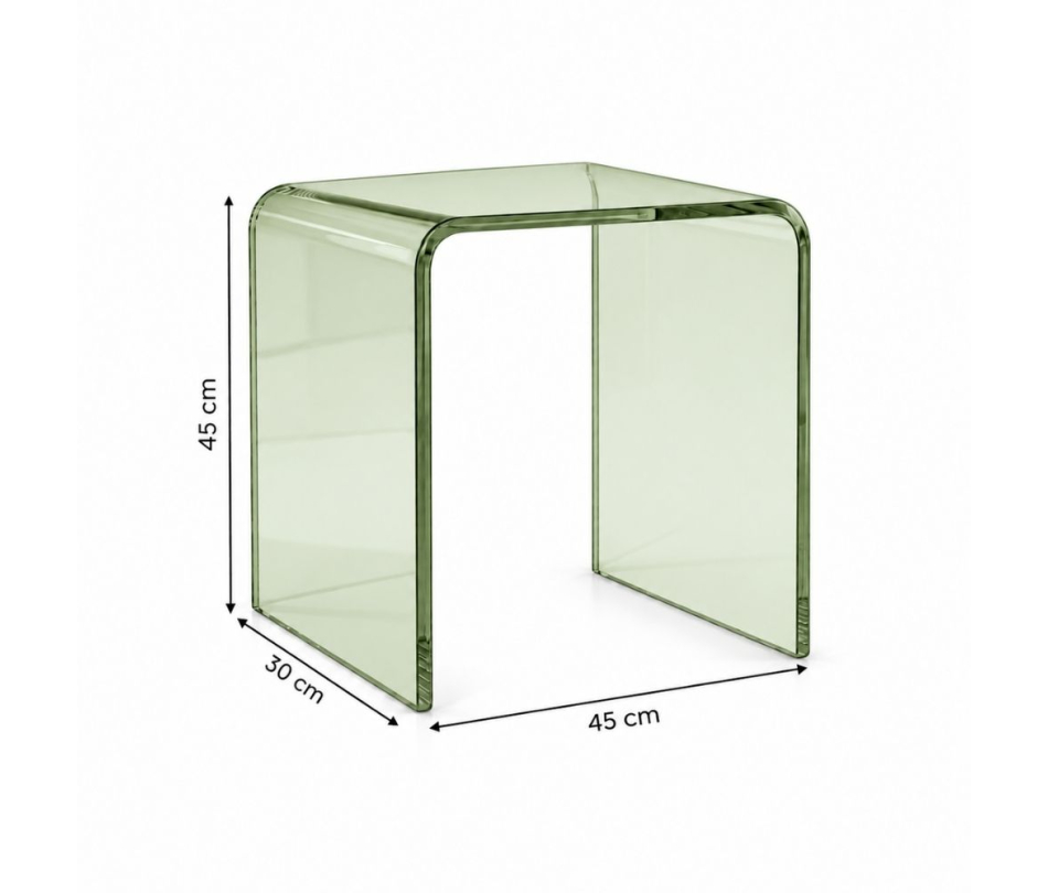 Đôn Acrylic - Xanh Olive