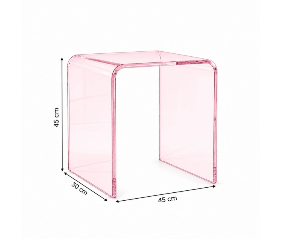 Đôn Acrylic - Hồng Đào