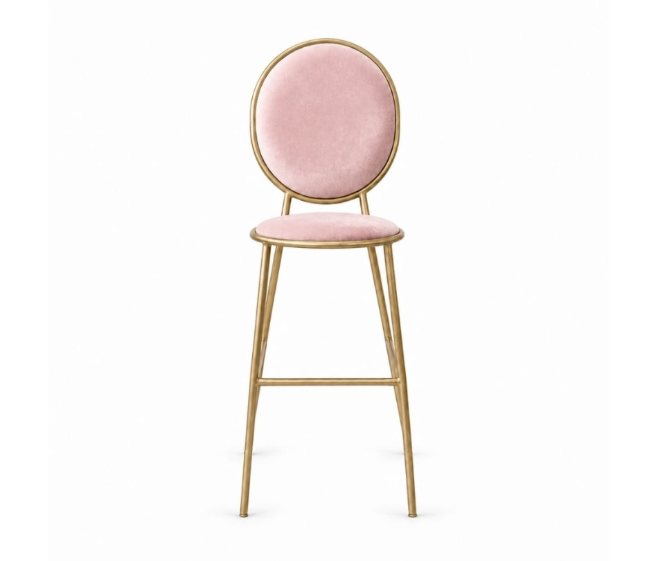 Ghế Shell Bar - Nhung Hồng Đào
