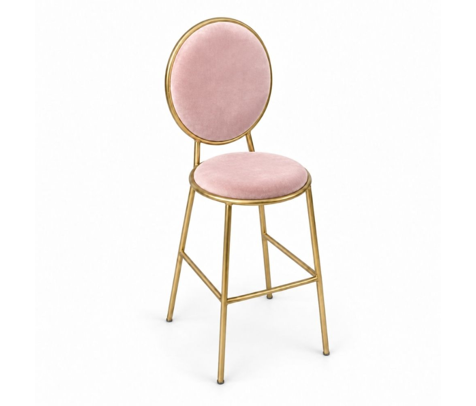 Ghế Shell Bar - Nhung Hồng Đào