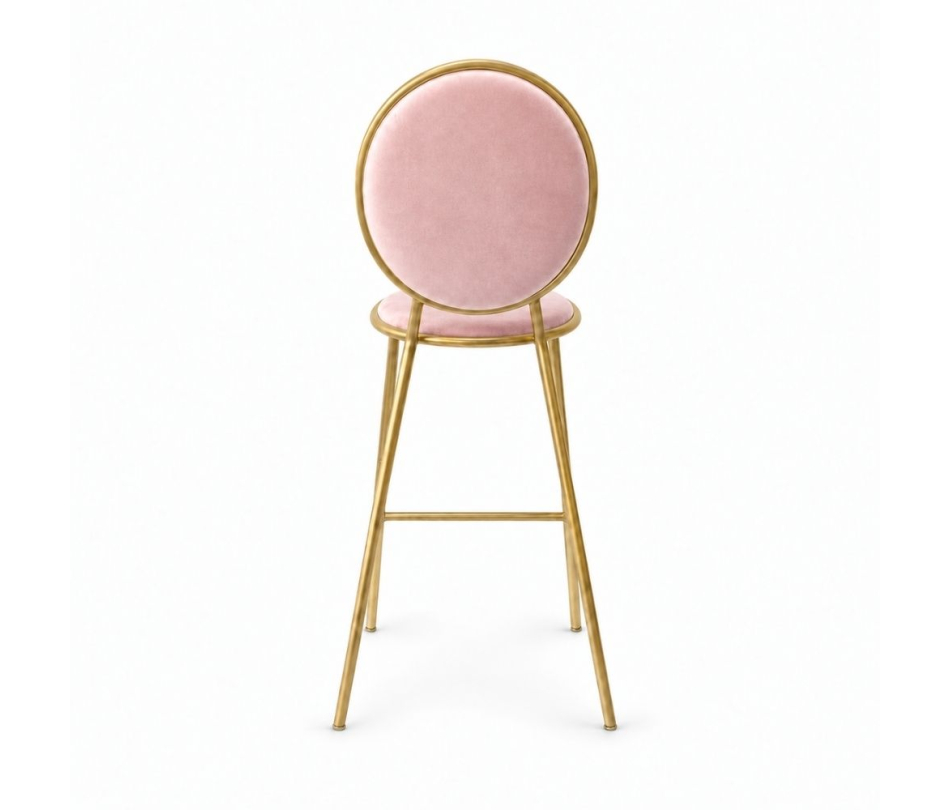 Ghế Shell Bar - Nhung Hồng Đào