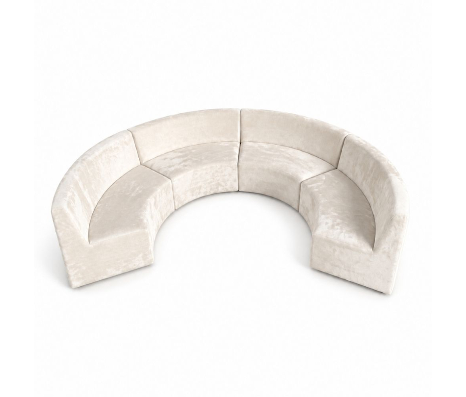 Sofa Vòng Cung 4 Module Lưng Lớn