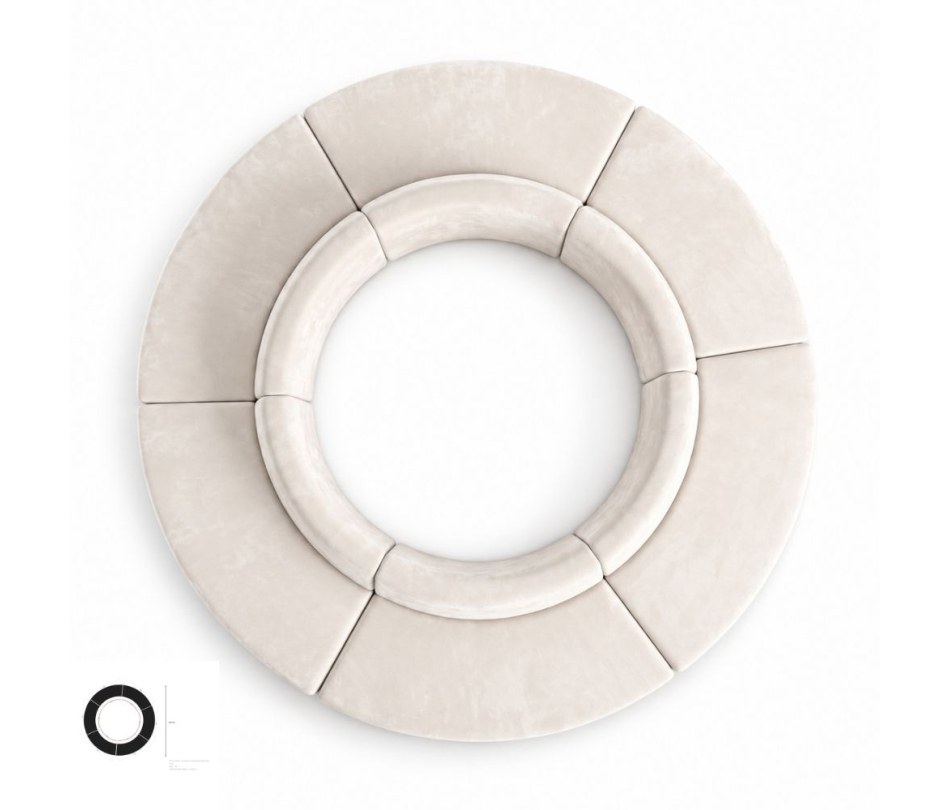 Sofa Đảo Tròn 6 Module