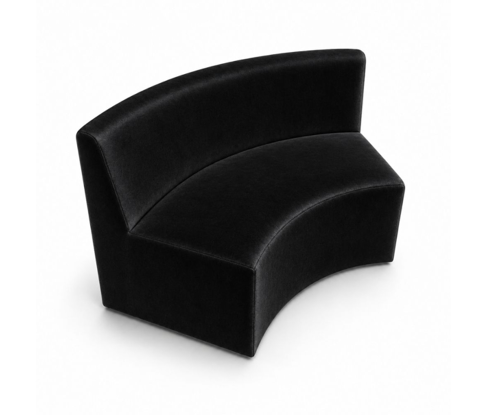 Sofa Module Lưng Lớn - Nhung Đen
